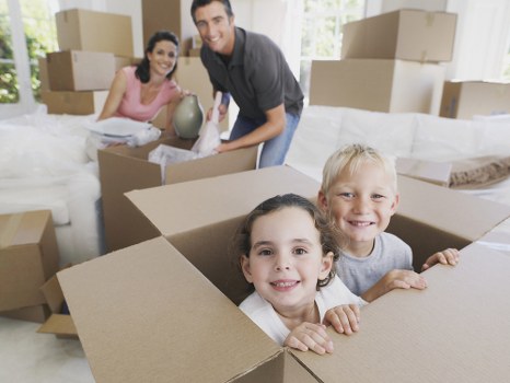 Moving team packing and preparing belongings in Ruislip
