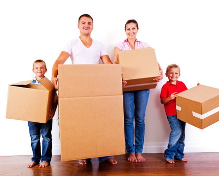 Local removals team handling a move in Ruislip